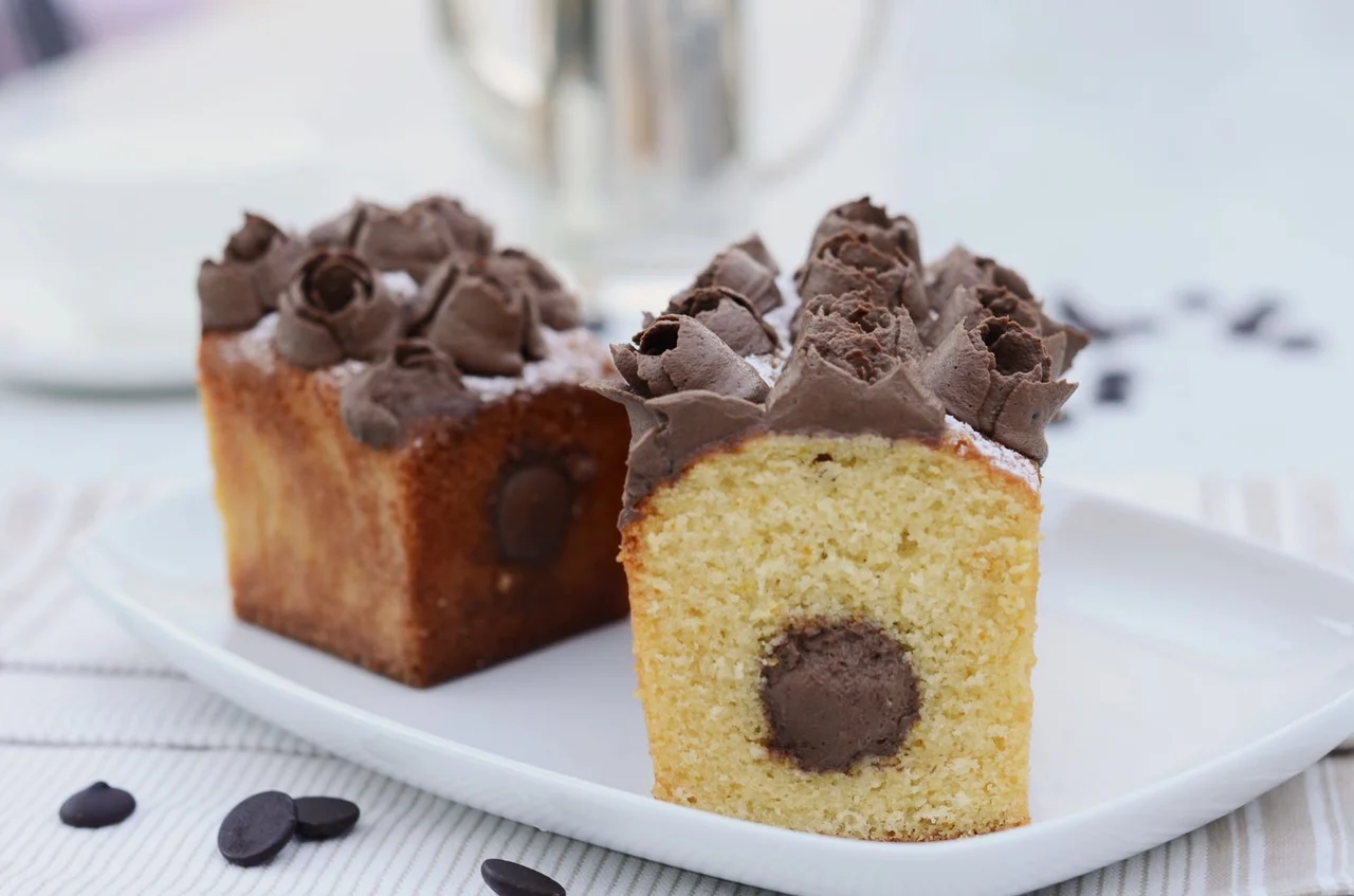 Bizcocho Relleno de Chocolate