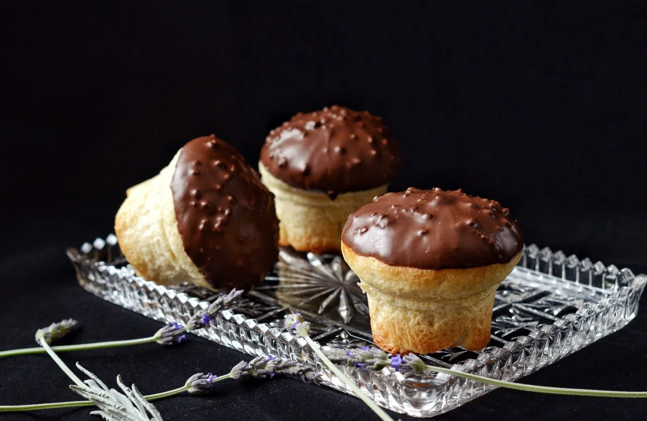 Brioche Con Chocolate Crocante