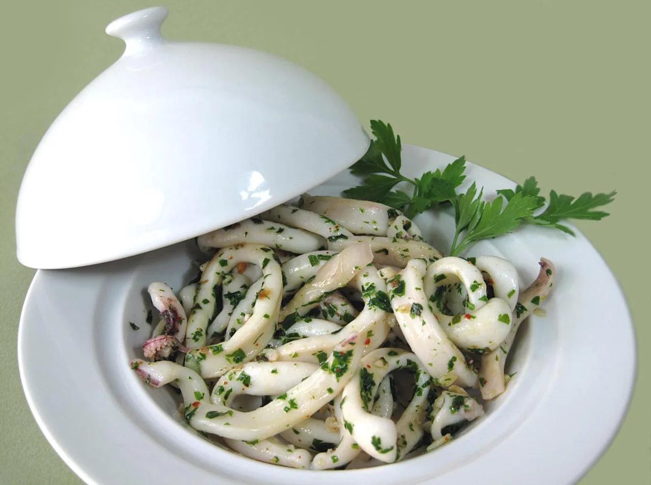 Calamares al Ajillo