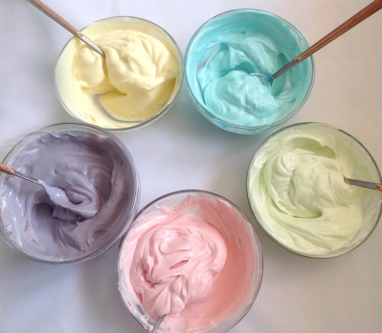 Crema de Queso Coloreada