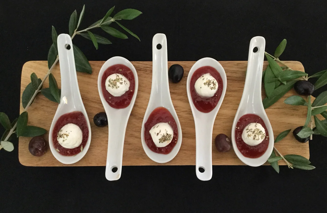 Cucharitas de Mozzarella