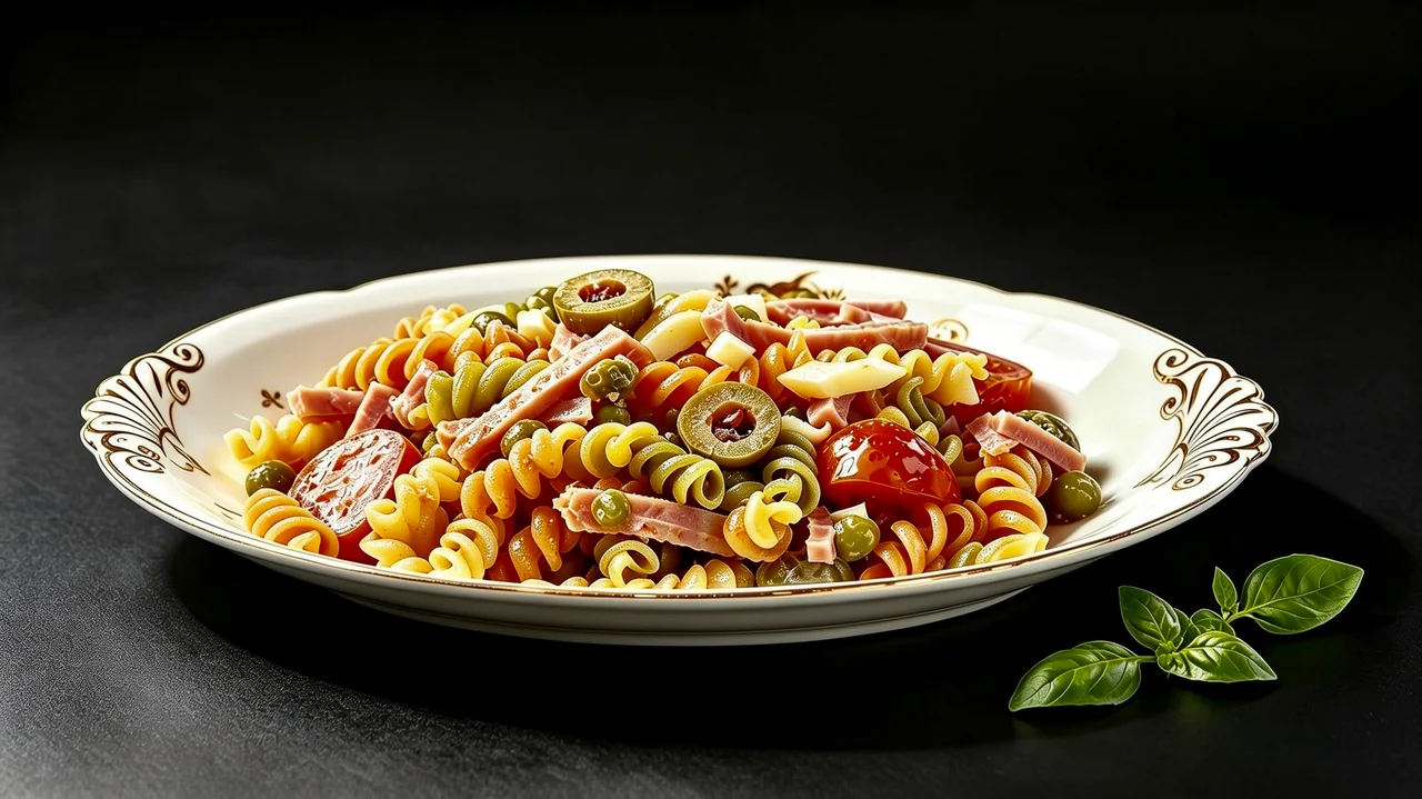 Ensalada de Fusilli Tricolor