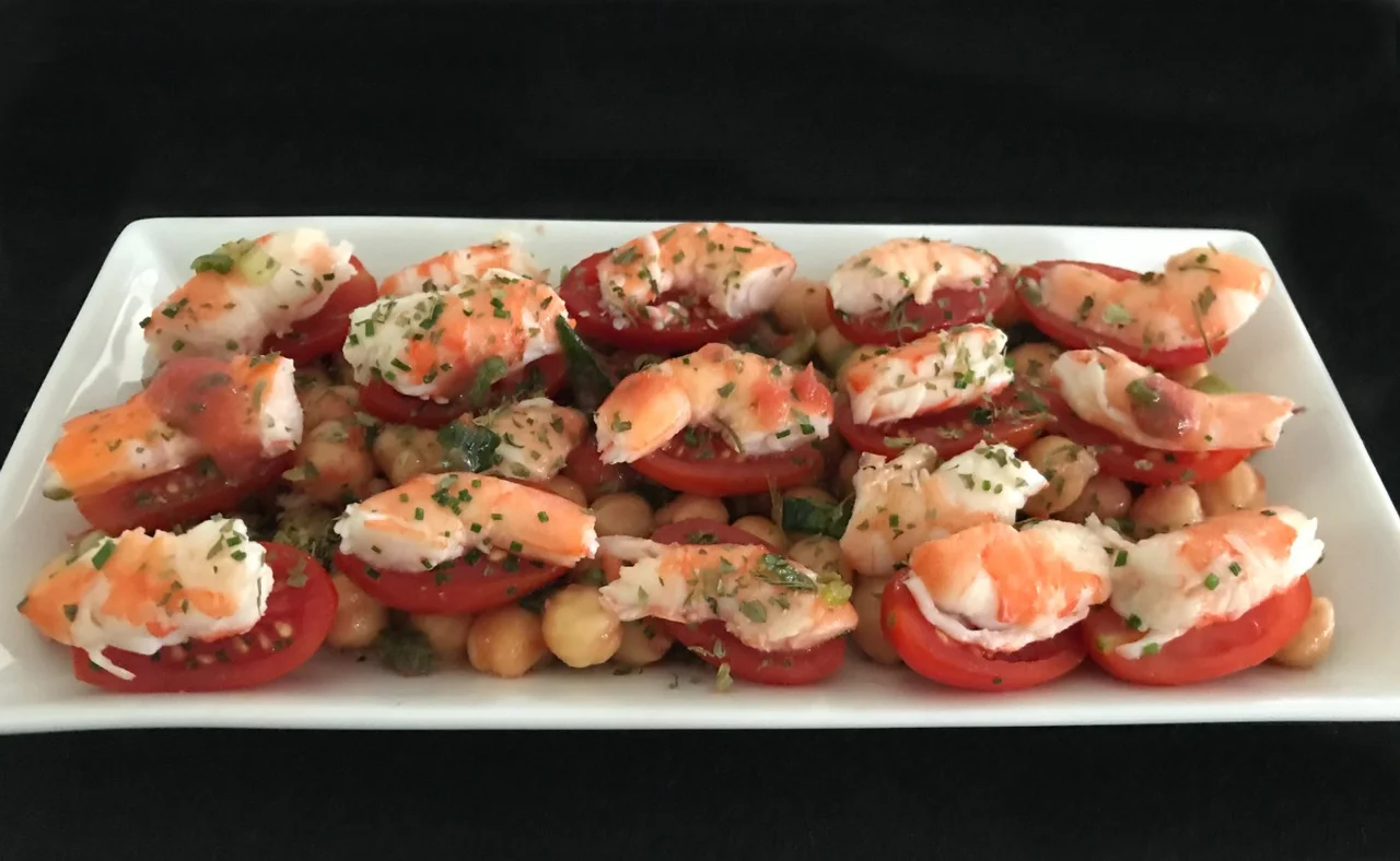 Ensalada Tibia de Garbanzos