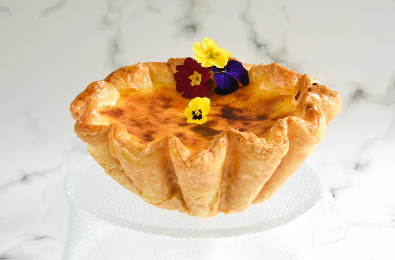 Flan Parisino en Hojaldre