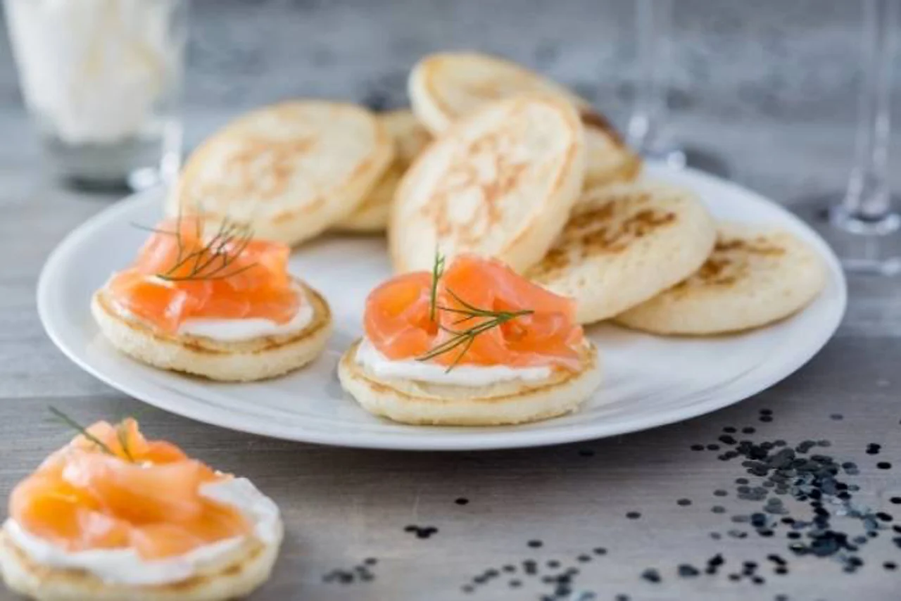 Salmon en Blinis