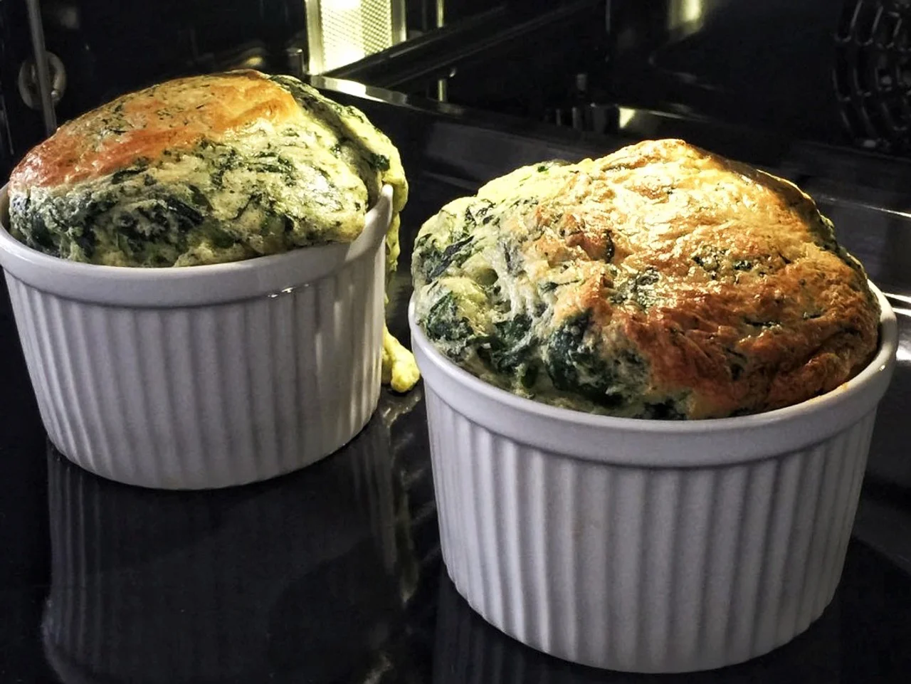 Soufflés de Espinacas