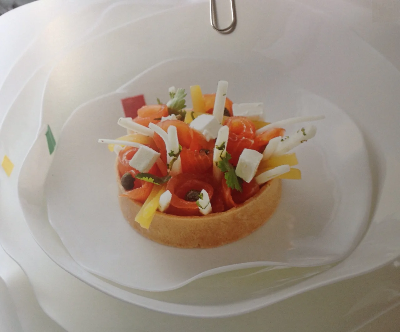Tartalette de Salmón y Mango