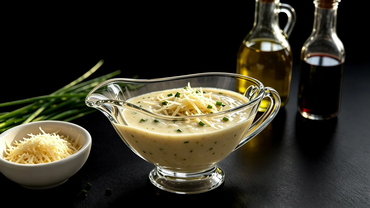 Vinagreta de queso Parmesano