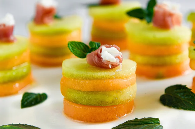 Bocaditos de Melón con Jamón
