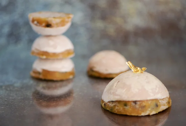 Bombón de Foie Mi-cuit y Fruta de la Pasión