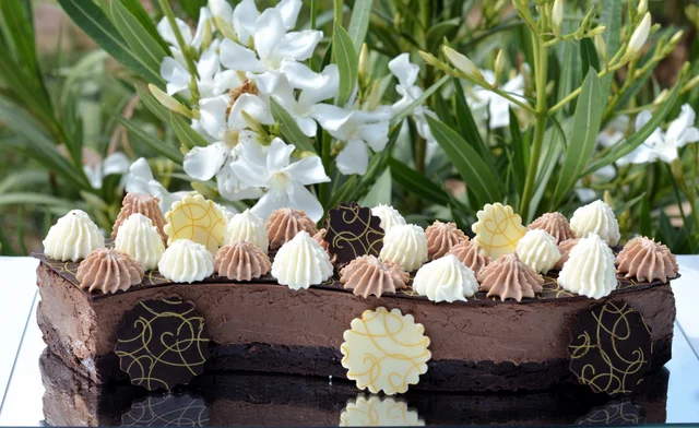 Brownie con Mousse de Chocolate