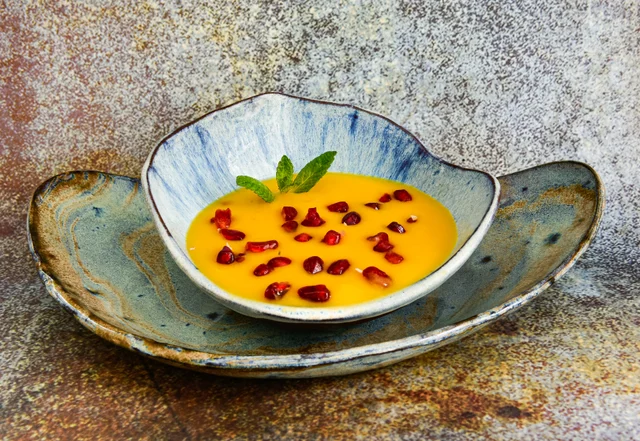 Crema de Calabaza y Leche de Coco