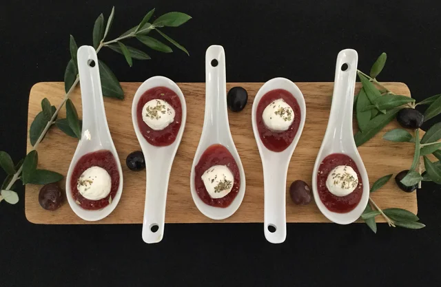 Cucharitas de Mozzarella