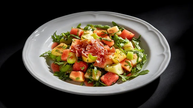 Ensalada de Jamón y Frutas