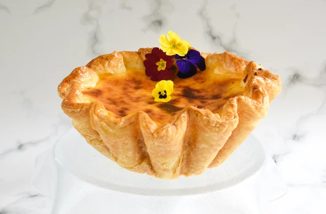 Flan Parisino en Hojaldre