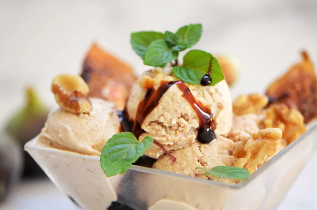 Helado de Higos y Nueces