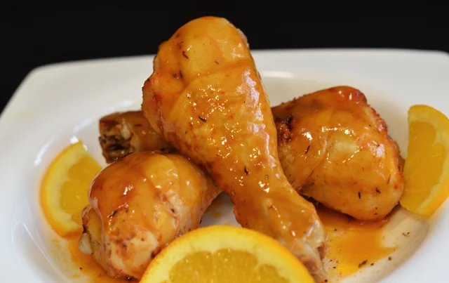 Jamoncitos de Pollo a la Naranja