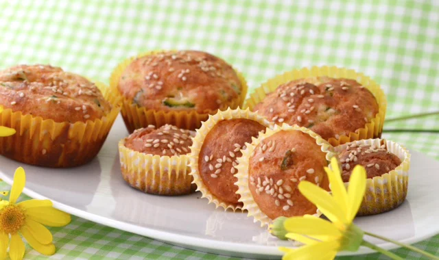 Madalenas de Calabacínes