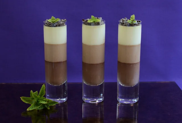 Panna Cotta Tres Chocolates