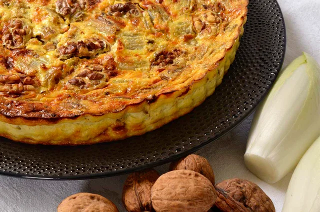 Quiche de Endivias y Nueces