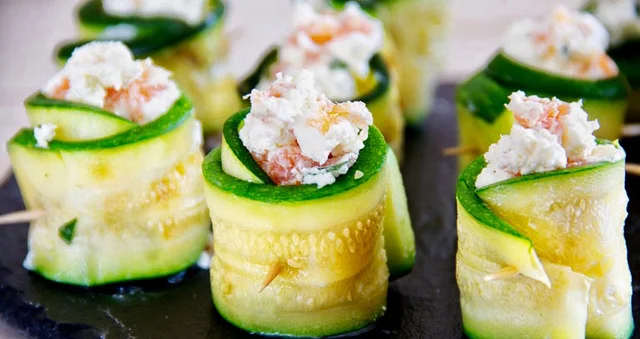 Rollitos de Calabacines Rellenos