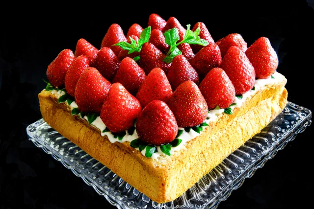Tarta de Fresa con Chantilly de Mascarpone