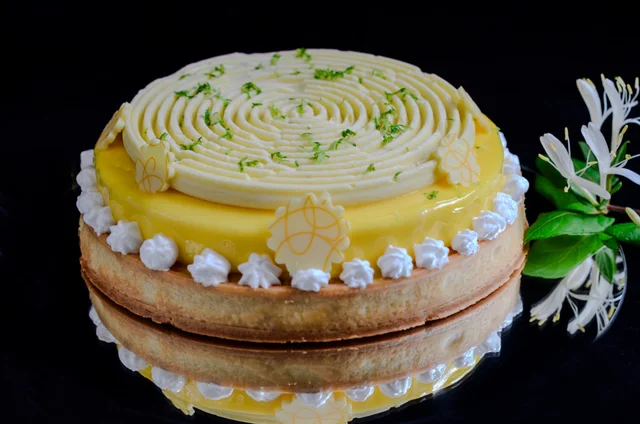 Tarta de Limón y Crema de Almendras