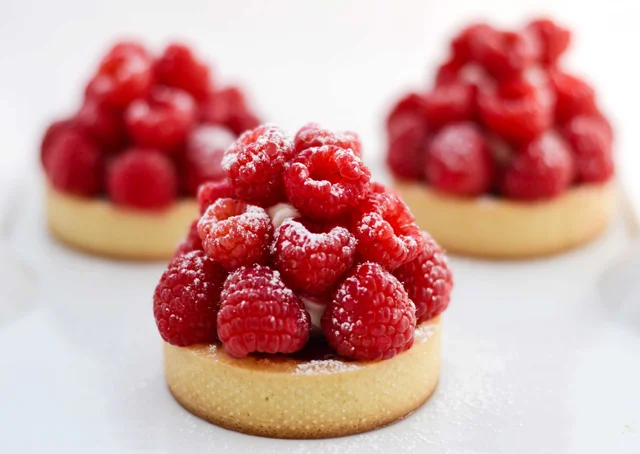 Tartaletas   de  Frambuesas
