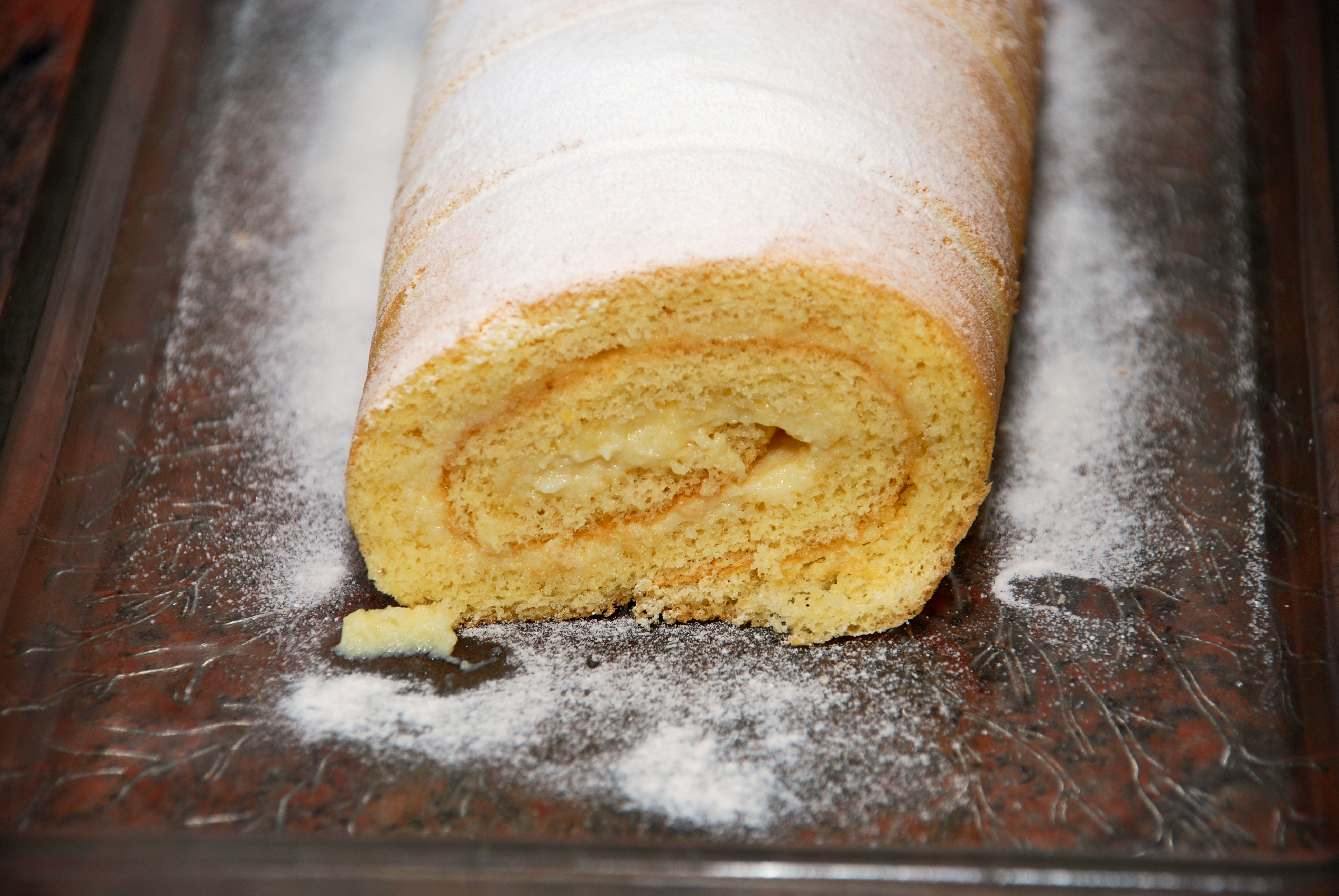 Brazo de Gitano Con Masa Choux