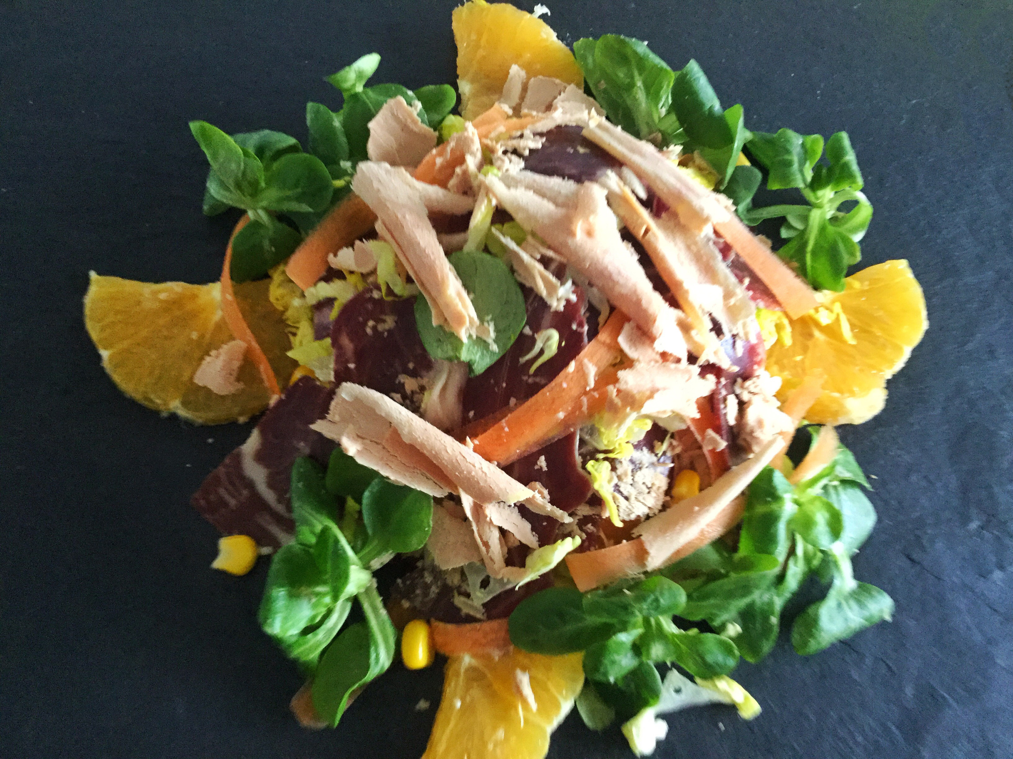 Ensalada de Jamón y Foie