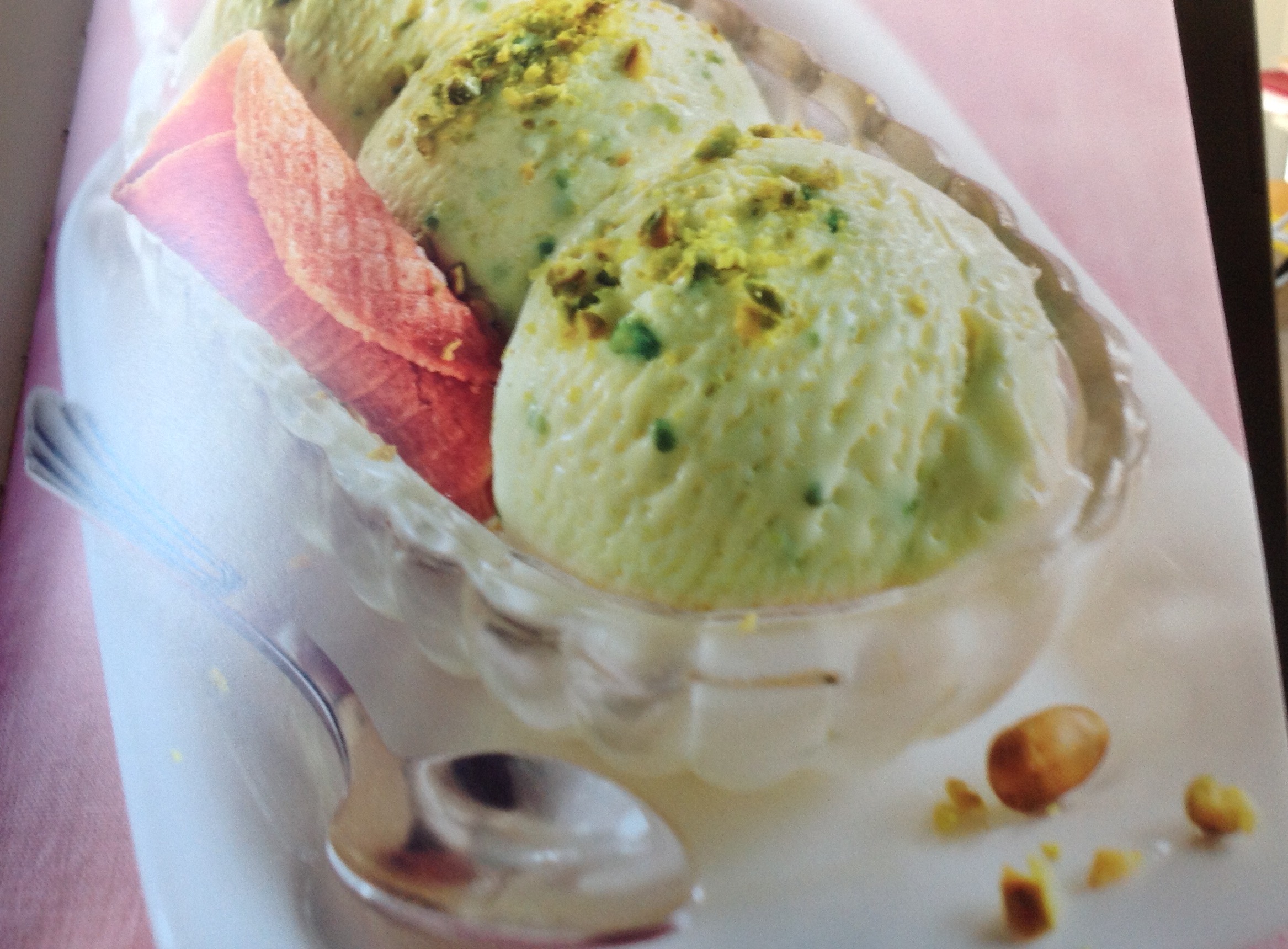 Helado de Pistacho