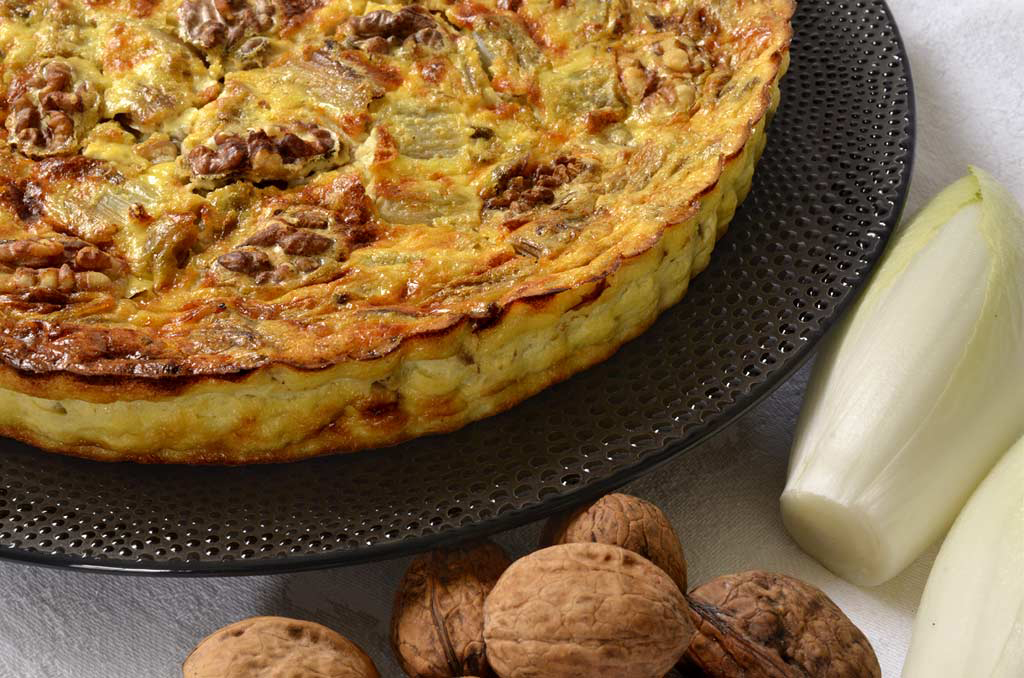 Quiche de Endivias y Nueces