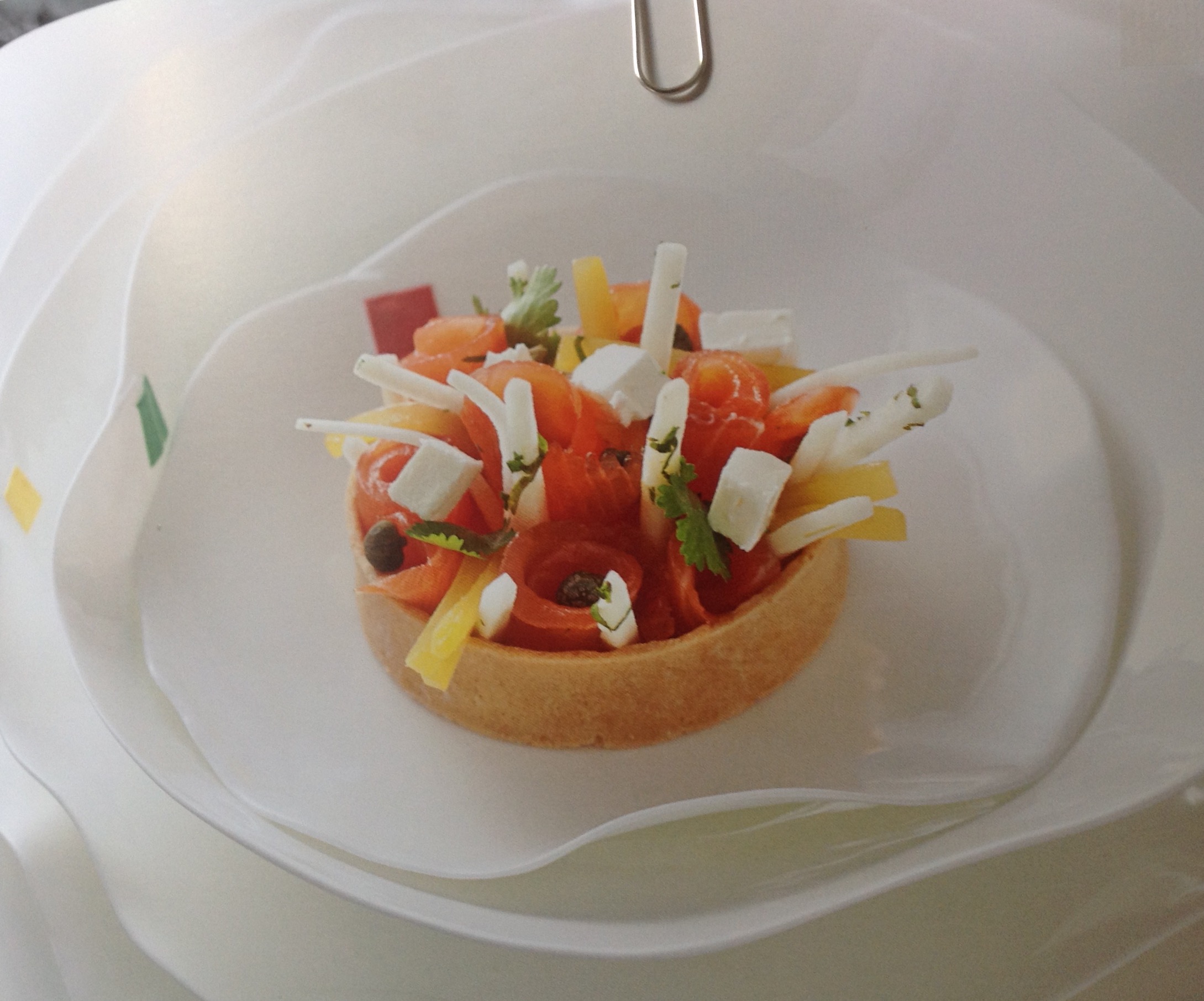 Tartalette de Salmón y Mango
