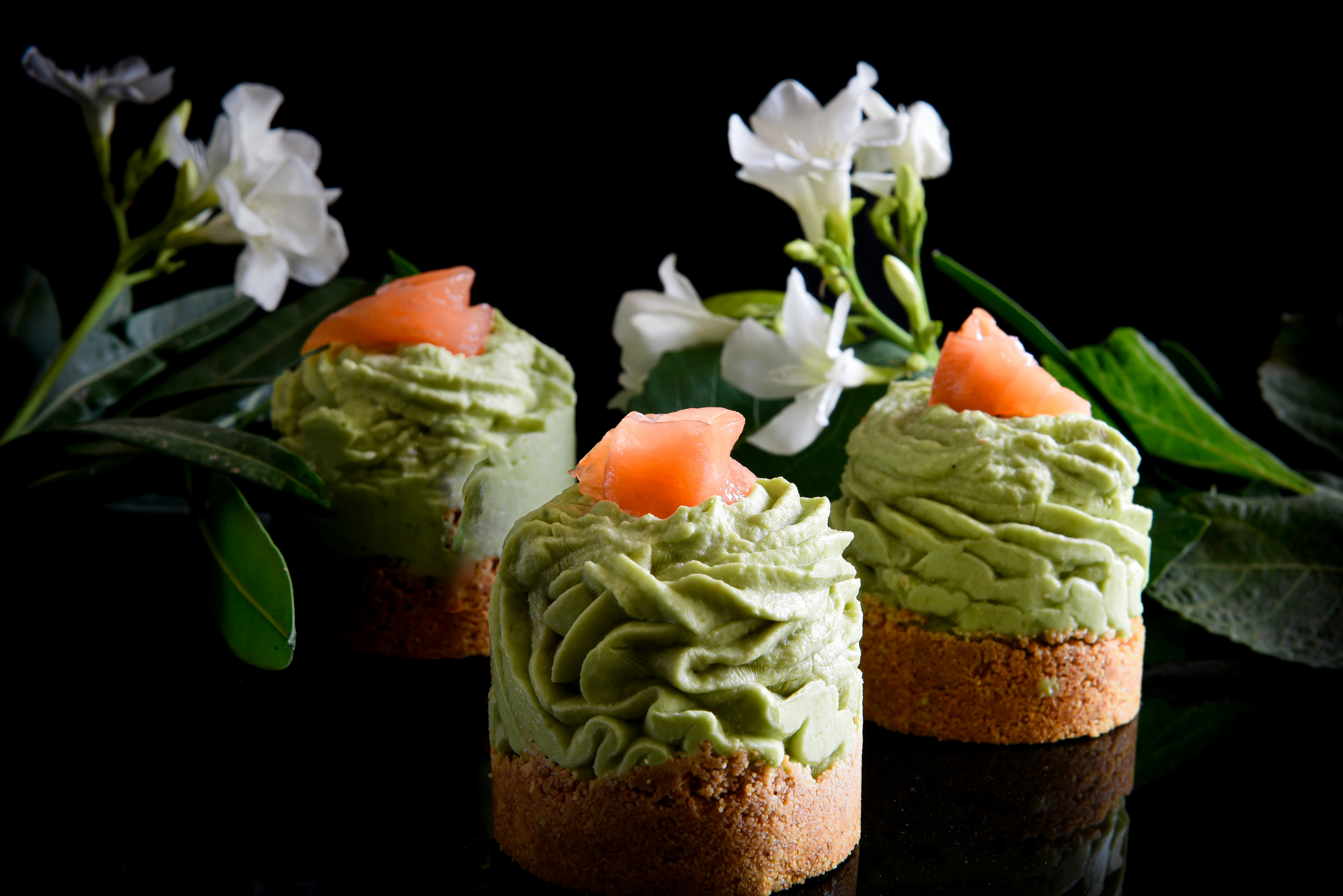 Timbal de Aguacate y Salmón