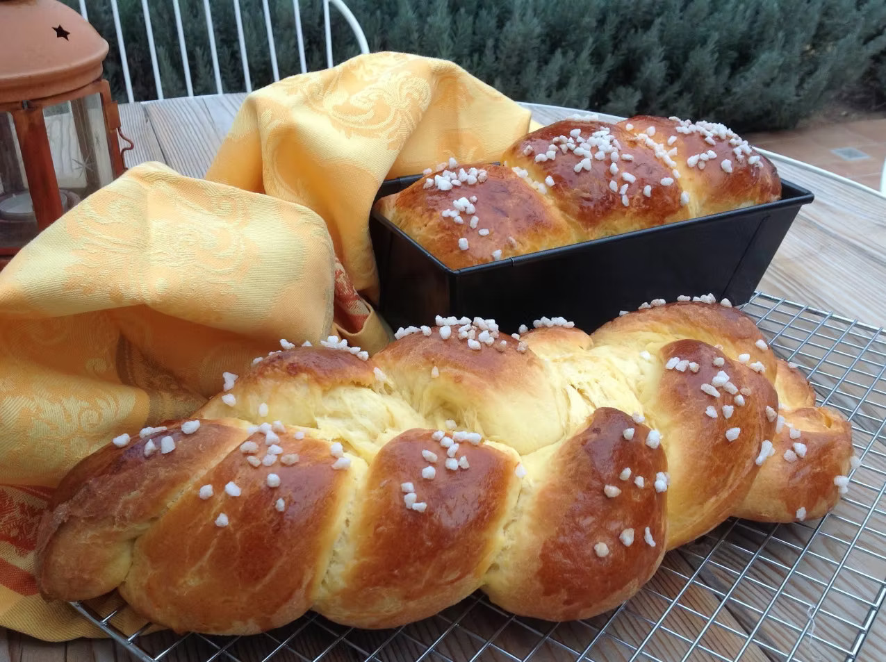 Trenza de Brioche y Brioche Clásico